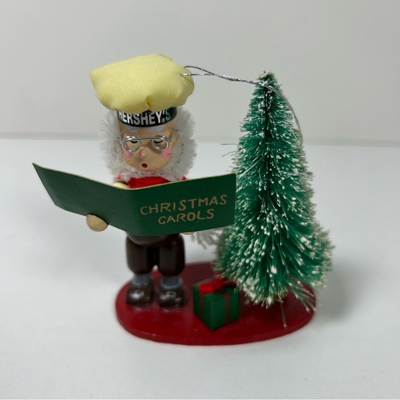 Hershey’s Chocolate Kurt Adler Christmas Ornaments Pair (2) Vintage 1990’s Lot - Picture 2 of 5